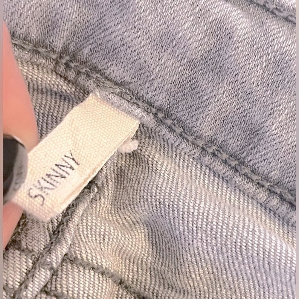 Rag & Bone Gray Skinny Low Rise Denim Jeans - Picture 4 of 9